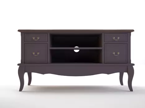 Комод под тв leontina lavanda (etg-home) фиолетовый 120x64x50 см.