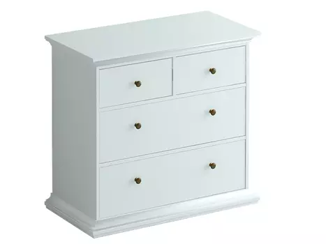 Комод reina (ogogo) белый 96x88x48 см.