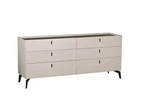 Комод с выдвижными ящиками 167500/167555 (myfurnish) бежевый 156x70x43 см.