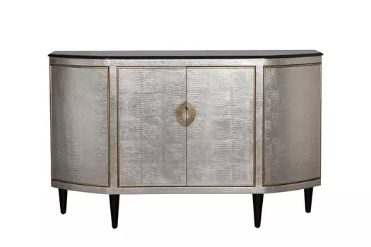 Комод серебристый (garda decor) серебристый 160x102x43 см.