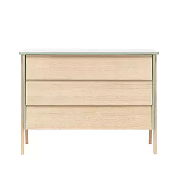 Комод сканди (leset) зеленый 110x82x45 см.