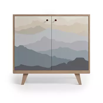 Комод thimon (the idea) серый 94x86x40 см.