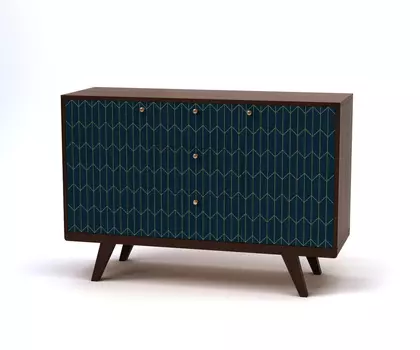 Комод thimon (the idea) синий 120x81x40 см.