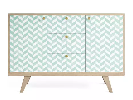 Комод thimon (the idea) зеленый 120x82x40 см.