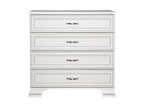 Комод tiffany (анрэкс) белый 94x90.1x37 см.