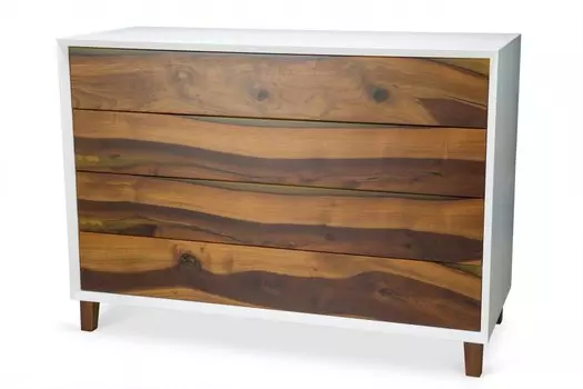 Комод tornado sand push-to-open (icon designe) белый 160x90x45 см.