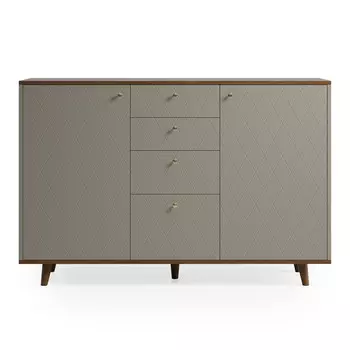 Комод twin (the idea) серый 157x104x40 см.