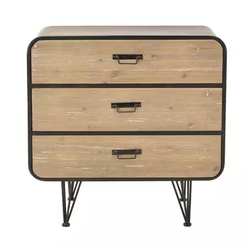 Комод veinen (to4rooms) черный 67x84x41 см.