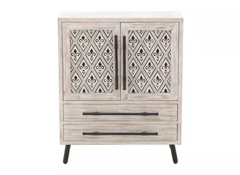 Комод winterflower (to4rooms) белый 76.0x93.0x39.5 см.