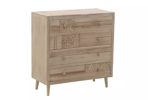 Комод woad (to4rooms) коричневый 80x84x35 см.