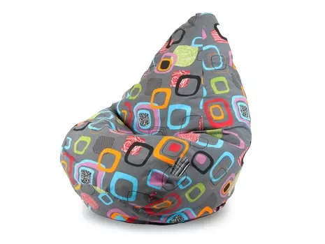 Комплект чехлов для кресла-мешка xl (пуффбери) мультиколор 125x85x75 см.