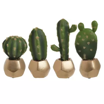 Комплект искусственных цветов в кашпо contain (4 шт) (to4rooms) зеленый 20 см.