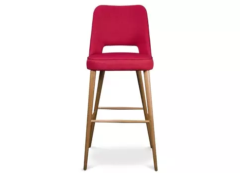 Комплект из 4 стульев aksel (myfurnish) розовый 47x111x52 см.