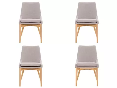 Комплект из 4 стульев marble (myfurnish) серый 50x85x58 см.