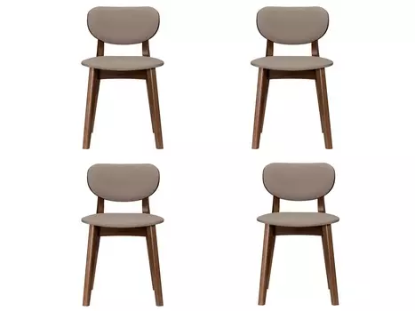 Комплект из 4 стульев xavier (myfurnish) серый 45x79x45 см.