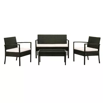 Комплект кофейный, 210000 (patio) черный 71x106x60 см.