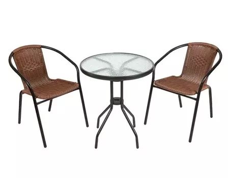 Комплект кофейный bistro (ecodesign) коричневый 52x72x60 см.