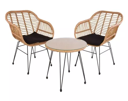 Комплект кофейный (ecodesign) коричневый 55x76x66 см.