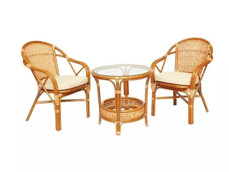 Комплект кофейный ellena-2 (ecodesign) оранжевый 62x88x84 см.