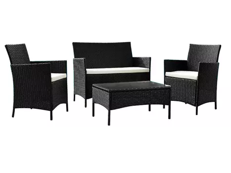 Комплект кофейный (patio) черный 83x108x62 см.
