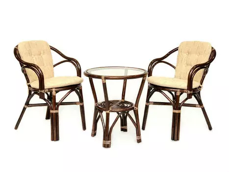 Комплект кофейный «patio» (ecogarden) коричневый 56x78x60 см.