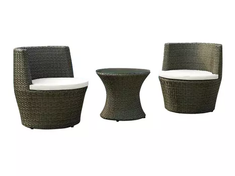 Комплект кофейный (patio) коричневый 71x74x73 см.