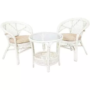 Комплект кофейный пеланги (bigarden) белый