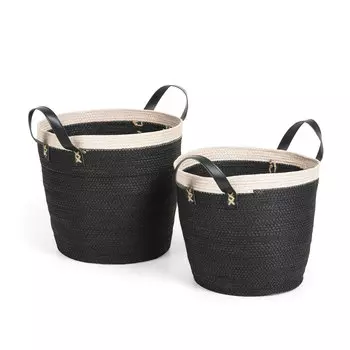 Комплект корзин kuomi (2 шт) (la forma) черный