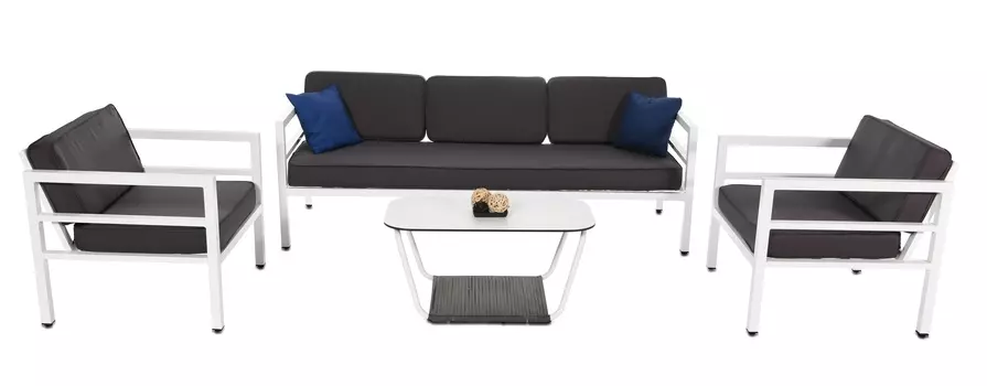 Комплект мебели «эстелья» (на 5 персон) (outdoor) серый 90x80x174 см.