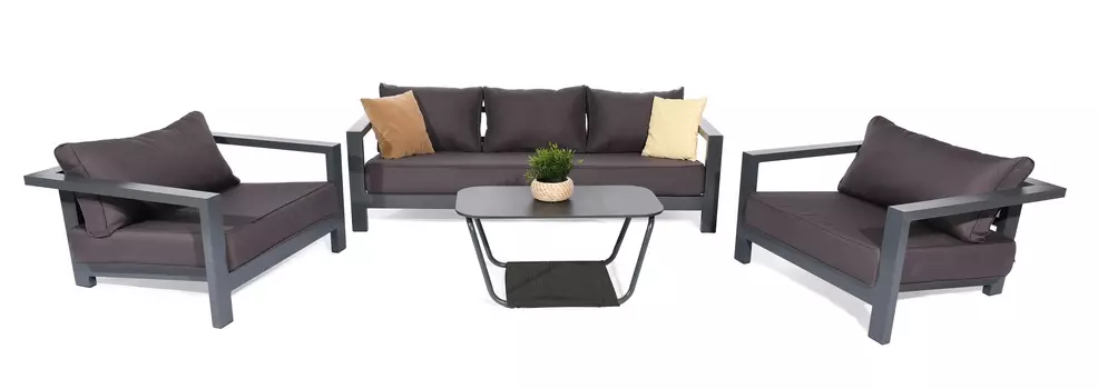 Комплект мебели гранада (на 5 персон) (outdoor) коричневый 206x56x208 см.