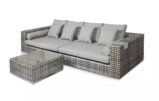 Комплект мебели канти (outdoor) серый