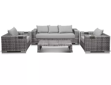 Комплект мебели тито (outdoor) серый