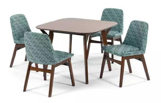 Комплект обеденный terong (ecodesign) коричневый 56x84x100 см.