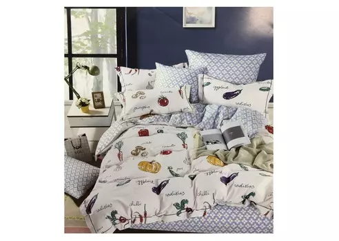 Комплект постельного белья 145796 (евро), 4 наволочки (asabella) мультиколор 50x5x37 см.