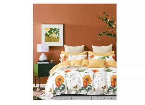 Комплект постельного белья 1468-6 (евро), 4 наволочки (asabella) мультиколор 50x5x37 см.