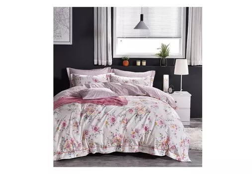 Комплект постельного белья 1479-6 (евро), 4 наволочки (asabella) мультиколор 50x5x37 см.