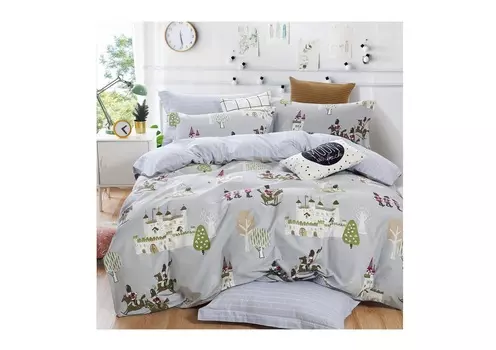 Комплект постельного белья 1500-4s (1,5-спальный), 2 наволочки (asabella) мультиколор 50x5x37 см.