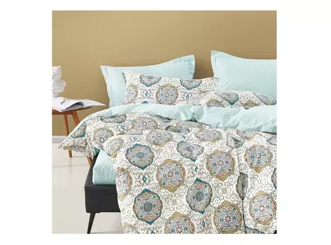 Комплект постельного белья 1620-6 (евро), 4 наволочки (asabella) мультиколор 50x5x37 см.