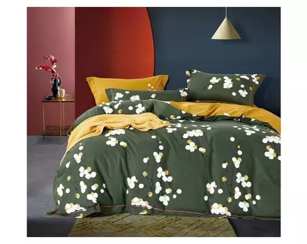 Комплект постельного белья 1668-7 (семейный), 4 наволочки (asabella) мультиколор 50x5x37 см.