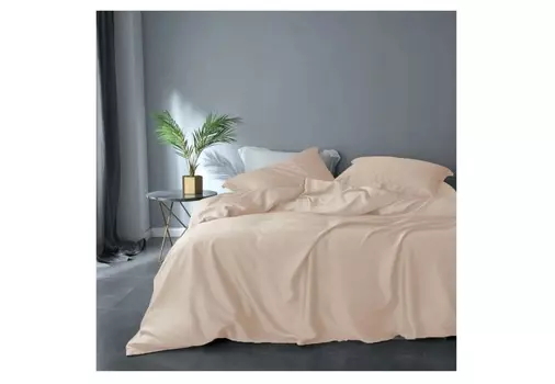 Комплект постельного белья (1,5-спальный) gently natural (elhomme) бежевый 43x10x32 см.