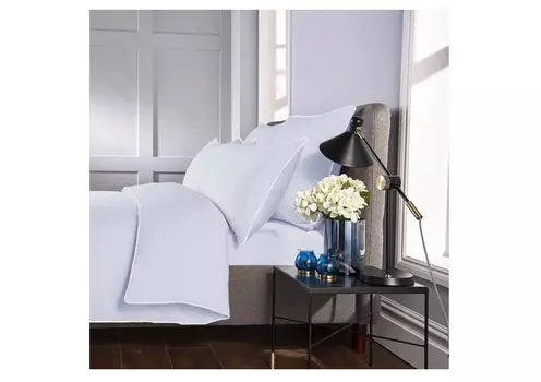 Комплект постельного белья (евро) candy sky (elhomme) голубой 43x10x32 см.