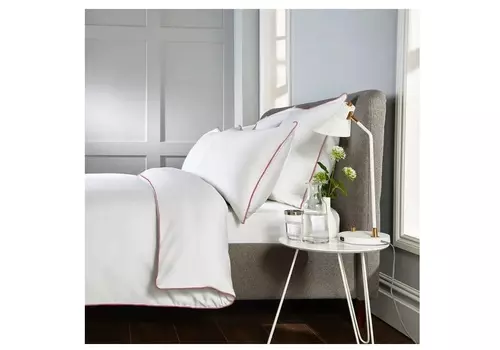 Комплект постельного белья chic red евро (elhomme) белый 43x10x32 см.