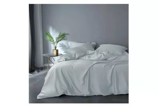 Комплект постельного белья (евро) gently mint (elhomme) зеленый 43x10x32 см.