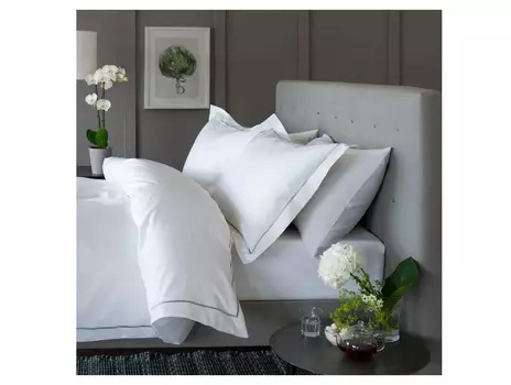 Комплект постельного белья (евро) intimate line grey (elhomme) белый 43x10x32 см.