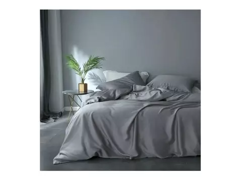 Комплект постельного белья (евро макси) gently grey (elhomme) серый 43x10x32 см.