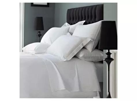 Комплект постельного белья el stripe №1 семейный (elhomme) белый 43x10x32 см.