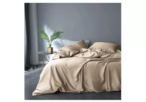 Комплект постельного белья (семейный) gently gold (elhomme) золотой 43x10x32 см.