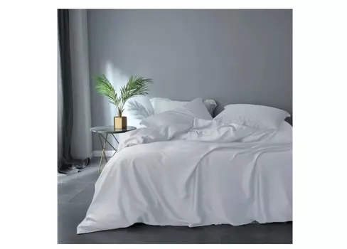 Комплект постельного белья (семейный) gently silver (elhomme) серебристый 43x10x32 см.