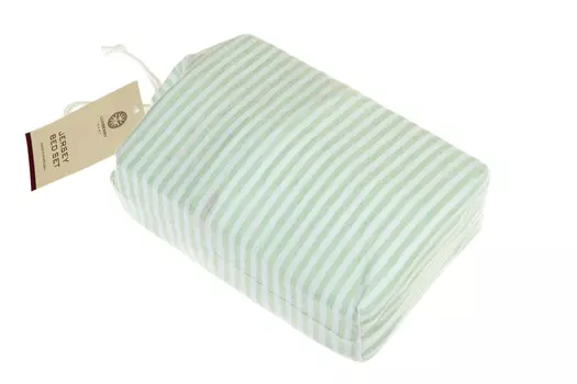 Комплект постельного белья вишенки (luxberry) зеленый 100x140 см.