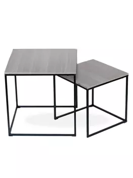 Комплект столиков (my interno) черный 50x50x50 см.